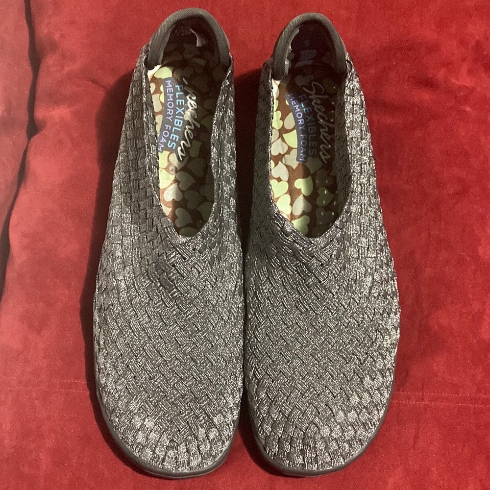 SKECHERS Flexibles Memory Foam Woven Casual Shoes SN 48661 Women's  size…